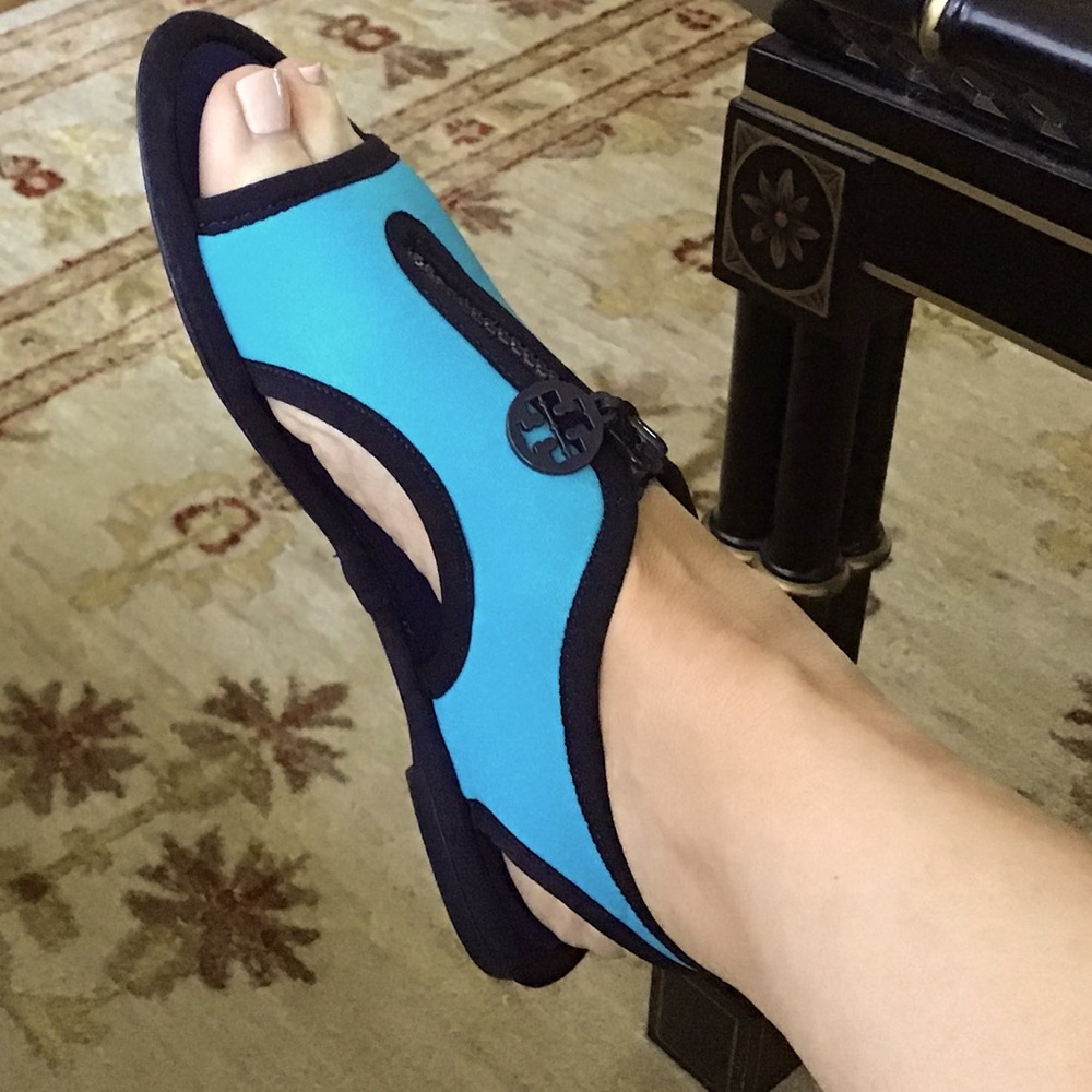 Tory Burch Neoprene sandals with zippers